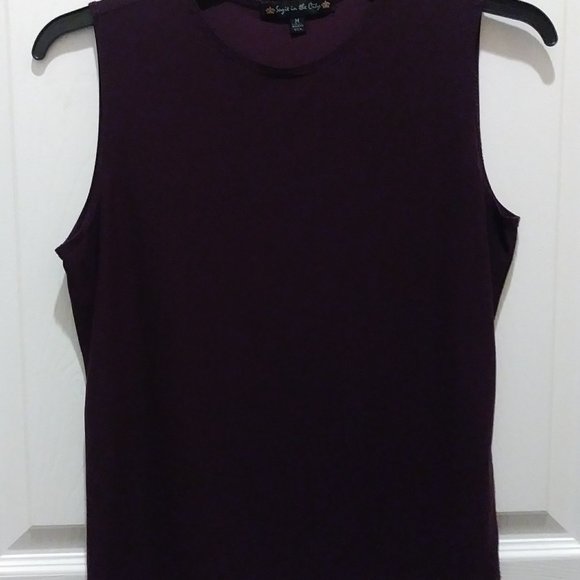 SOLD SOLD SOLD Suzie in the City Purple Blouse Medium - Picture 11 of 16